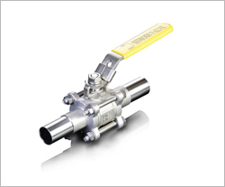3 Piece extended ball valve